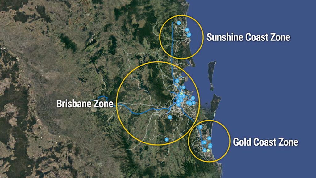 Queensland Olympic Games Primary Hubs